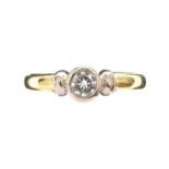 18CT GOLD DIAMOND RING