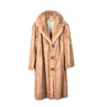 BLONDE MINK COAT