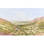 Samuel McLarnon UWS - GLENARIFFE - Watercolour Drawing - 14 x 21 inches - Signed