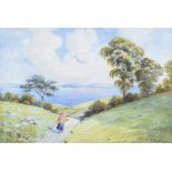 John Carey - BELFAST LOUGH - Watercolour Drawing - 10 x 14 inches - Signed