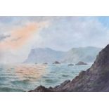 Douglas Alexander RHA - FAIRHEAD, COUNTY ANTRIM - Watercolour Drawing - 15 x 20 inches - Signed
