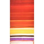 Patrick Heron - HORIZONTAL STRIPE - Coloured Print - 26 x 15 inches - Unsigned