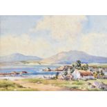 Frank Murphy - NEAR ARDARA, DONEGAL - Watercolour Drawing - 10 x 14 inches - Signed