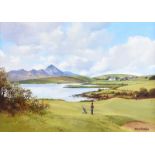 Denis Thornton - AT WESTPORT GOLF COURSE - Oil on Canvas - 16 x 22 inches - Signed