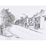 Eamon F. Murphy - WHITEABBEY VILLAGE, COUNTY ANTRIM - Black & White Print - 11 x 15 inches - Signed