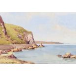 Samuel McLarnon, UWS - BLACK ARCH, LARNE - Watercolour Drawing - 9 x 13 inches - Signed