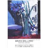 Brian Ballard RUA - EXHIBITION POSTER, RATHFARNHAM CASTLE, DUBLIN 17TH OCTOBER 2015 - Coloured Print