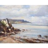 Maurice Canning Wilks ARHA RUA - GARRON POINT, COUNTY ANTRIM - Oil on Canvas - 16 x 20 inches -