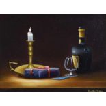 Quinton O'Hara - STILL LIFE, JUST FOR YOU - Oil on Canvas - 12 x 16 inches - Signed