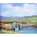 Sean Lorinyenko - LACKAGH BRIDGE BETWEEN CARRIGART & CREESLOUGH, DONEGAL - Watercolour Drawing - 8 x