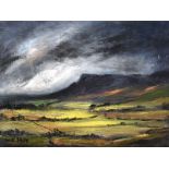 W.J. Page - BLOODY BINEVENAGH - Oil on Canvas - 9 x 12 inches - Signed