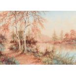 J. Halford Ross - NEAR BURTON - Watercolour Drawing - 10 x 14 inches - Signed