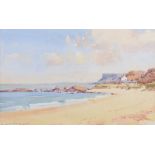Samuel McLarnon, UWS - BEACH AT BALLYCASTLE, COUNTY ANTRIM - Watercolour Drawing - 12 x 18