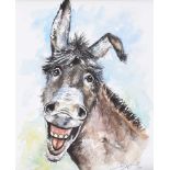 Andy Saunders - A HAPPY CHAPPY - Watercolour Drawing - 10 x 8 inches - Signed