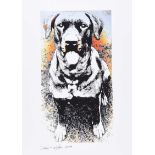 David Wilson - MY BOY - Hand Coloured Etching - 13 x 7 inches - Signed