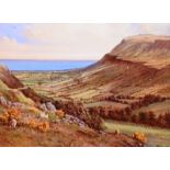 David Overend - GLENARIFFE GLEN - COUNTY ANTRIM - Coloured Print - 6 x 8 inches - Signed