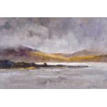 Jim Holmes - CARRICKABRAGHY CASTLE - Oil on Board - 9 x 14 inches - Signed