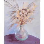 Peter Knuttel - STILL LIFE, VASE OF FLOWERS - Oil on Canvas - 24 x 20 inches - Signed