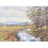 Vittorio Cirefice - CLANRYE RIVER AT DERRYLECKAGE BRIDGE NEAR NEWRY - Oil on Canvas - 12 x 16 inches