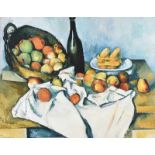 Paul Cezanne - STILL LIFE, FRUIT - Coloured Print - 18 x 23 inches - Unsigned