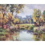 Lucien Chenu - MARAIS, POITEVIN - Oil on Canvas - 20 x 24 inches - Signed