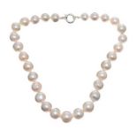 STRAND OF LARGE FRESHWATER PEARLS