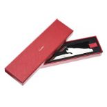 CARTIER STAINLESS STEEL BOOKMARK WITH PRESENTATION BOX