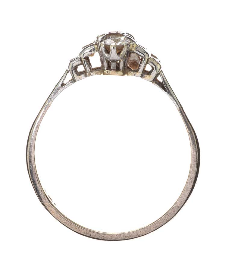 18CT WHITE GOLD DIAMOND RING - Image 3 of 3