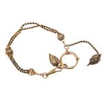 9CT GOLD ALBERTINE BRACELET