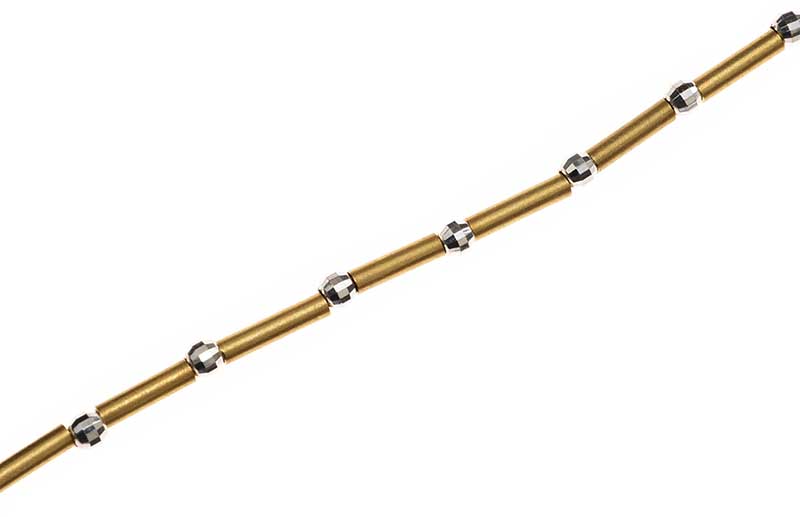 18CT GOLD FANCY-LINK NECKLACE - Image 2 of 2