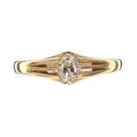 18CT GOLD GENTS DIAMOND RING