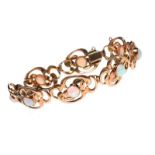 9CT GOLD OPAL BRACELET