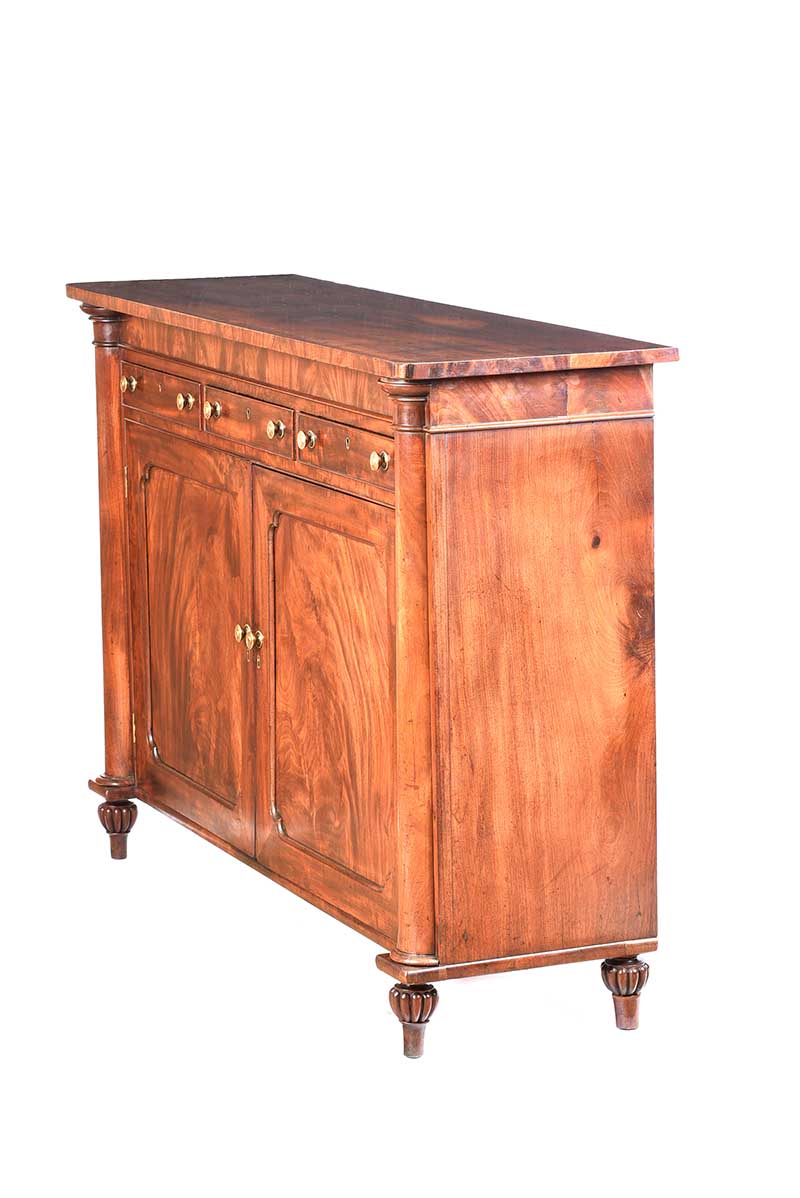 REGENCY MAHOGANY SIDE CABINET - Image 6 of 7