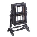 EBONISED DISPLAY CABINET