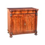 WILLIAM IV ROSEWOOD SIDE CABINET