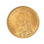 GOLD HALF SOVEREIGN