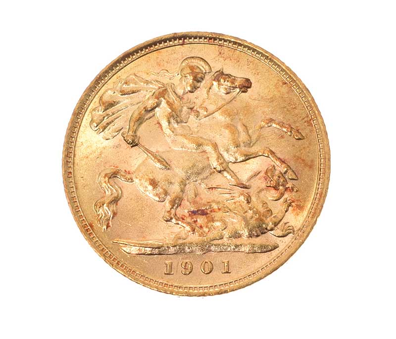 GOLD HALF SOVEREIGN - Image 2 of 2