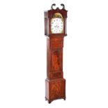 GEORGIAN MAHOGANY LONGCASE CLOCK