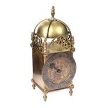 BRASS LANTERN CLOCK