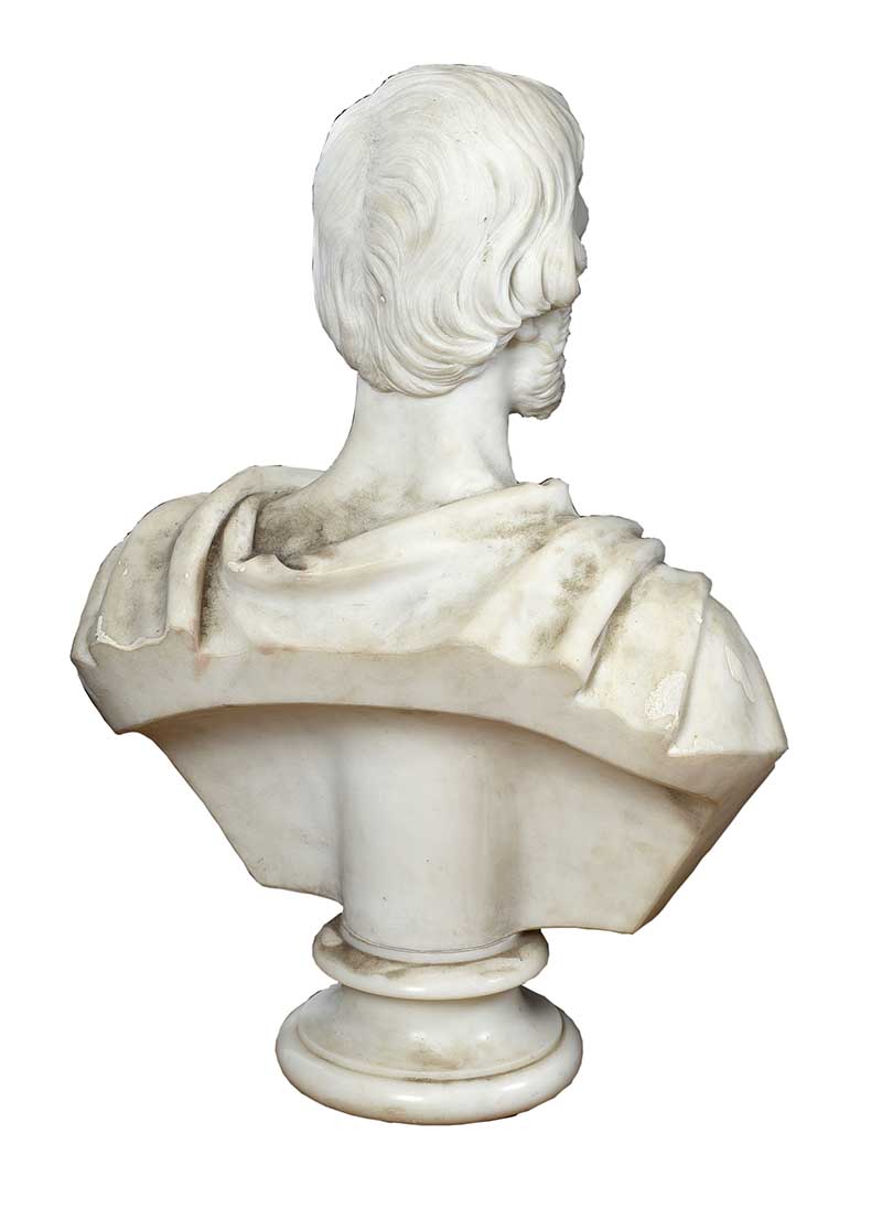 NINETEENTH CENTURY MARBLE BUST - Image 4 of 4