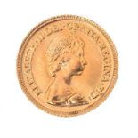 GOLD HALF SOVEREIGN