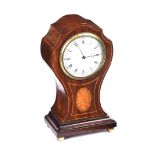 EDWARDIAN BALLOON HEAD MANTEL CLOCK