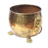 VICTORIAN BRASS LOG BUCKET