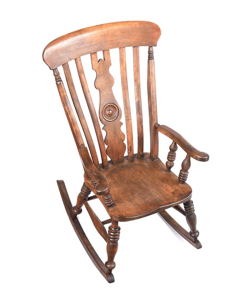 ELM ROCKING CHAIR - Image 3 of 6