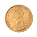 GOLD HALF SOVEREIGN