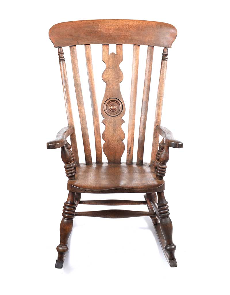 ELM ROCKING CHAIR - Image 4 of 6