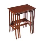 MAHOGANY NEST OF TABLES