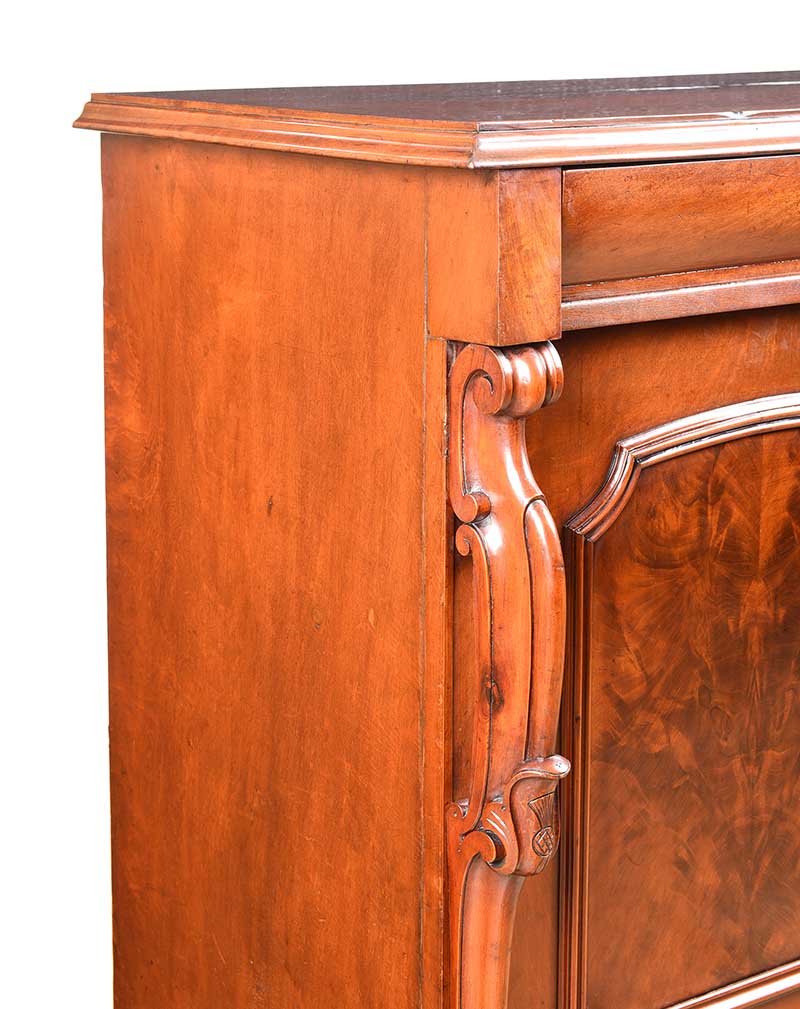 VICTORIAN MAHOGANY SIDE CABINET - Image 2 of 5