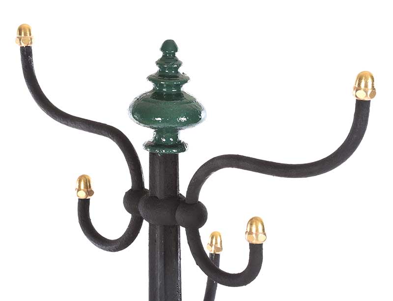 VICTORIAN CAST IRON HAT & COAT STAND - Image 5 of 6