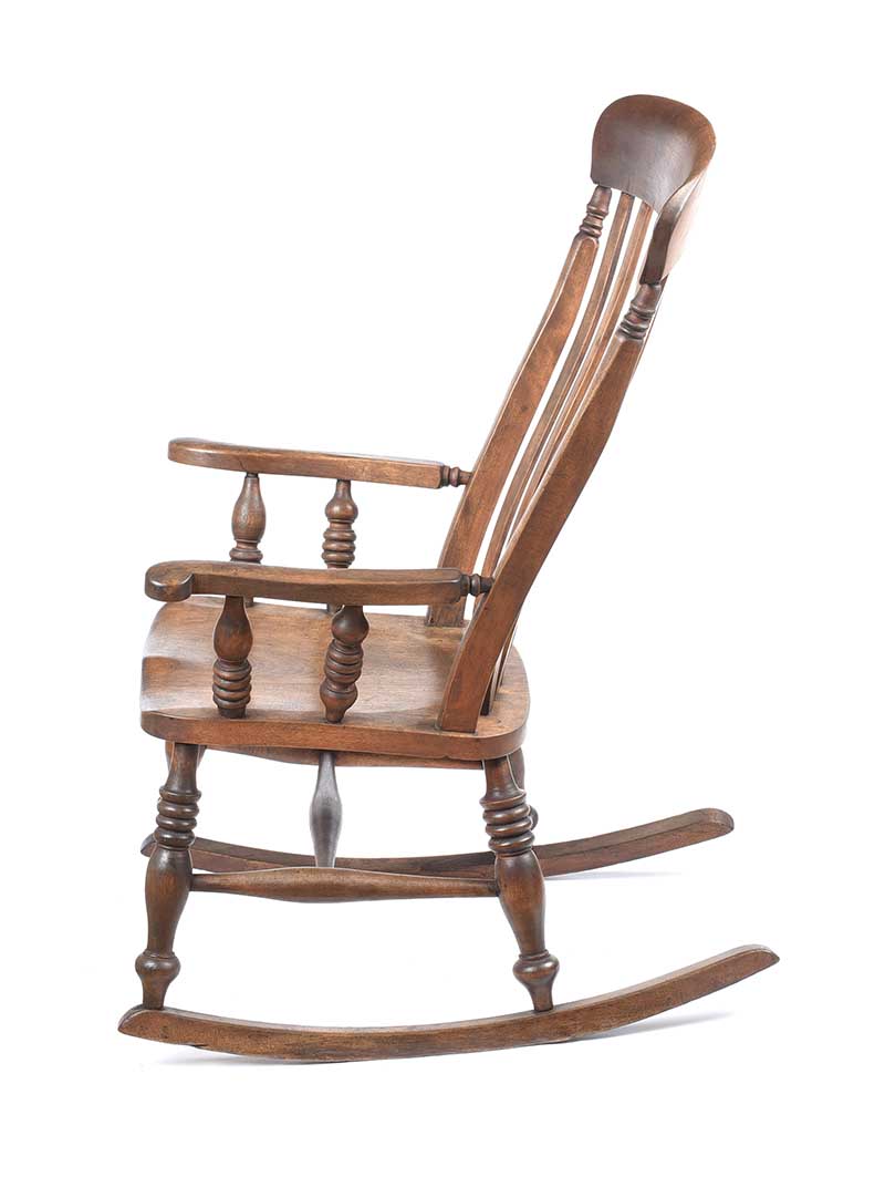 ELM ROCKING CHAIR - Image 5 of 6